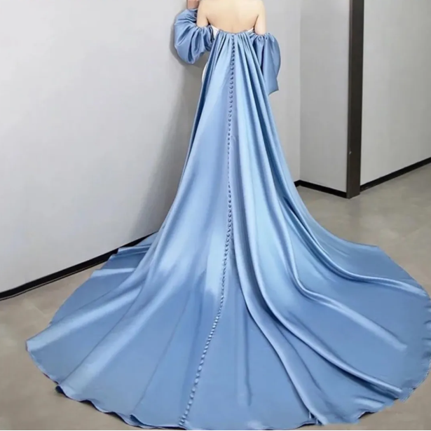 Classy White Mermaid Prom Dress,Pageant Dress Y7150