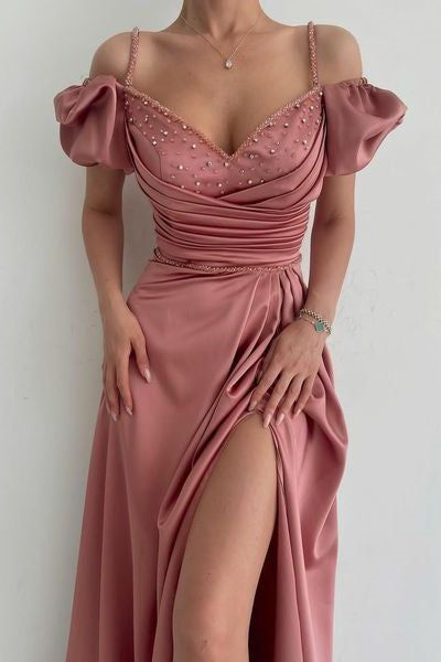 Off the shoulder sales dusty rose dress