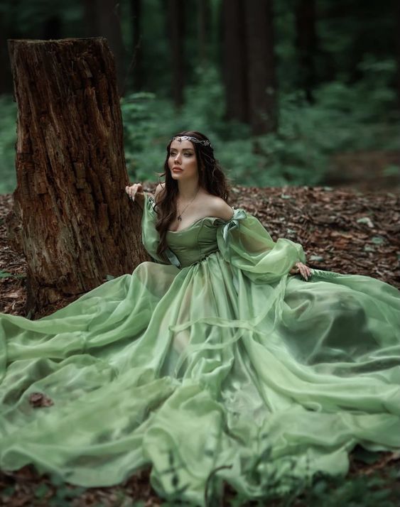 Green Tulle Long Prom Dress Puffy Sleeves Prom Dress Y45 Simplepromdress Green Tulle Long Prom Dress Puffy Sleeves Prom Dress Y45 Simplepromdress