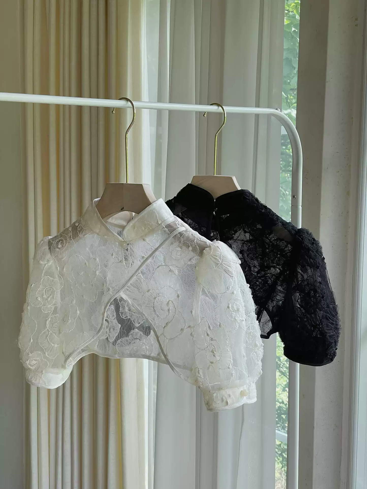 Fairy Dress White/Black A-line Prom Dress,Chic Design Y1370