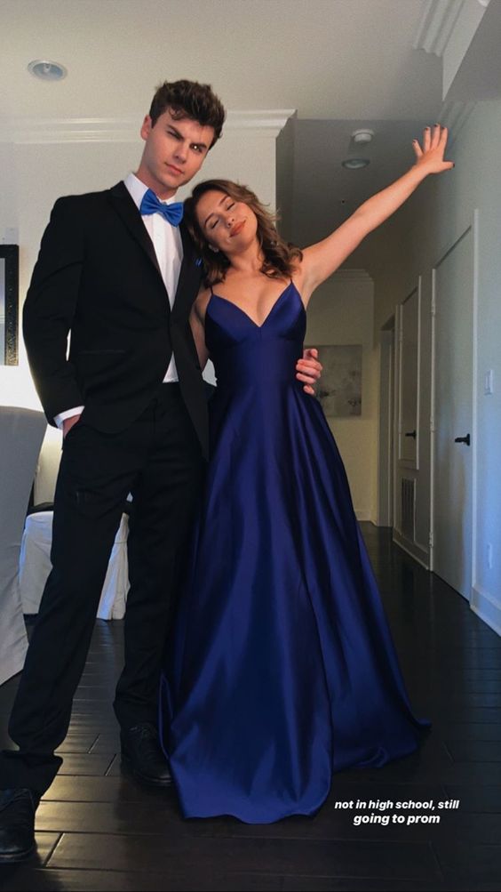 Spaghetti Straps V Neck Simple Prom Dress Navy Blue Prom Dress Y19 Simplepromdress Spaghetti Straps V Neck Simple Prom Dress Navy Blue Prom Dress Y19 Simplepromdress