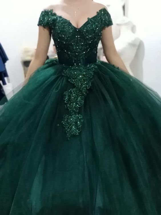 Green Quinceanera Dresses Off The Shoulder Tulle Ball Gown Y297 Simplepromdress Green Quinceanera Dresses Off The Shoulder Tulle Ball Gown Y297 Simplepromdress