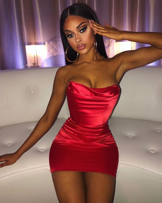 Stylish Sheath Strapless Red Short Homecoming Dress Y15 Simplepromdress Stylish Sheath Strapless Red Short Homecoming Dress Y15 Simplepromdress