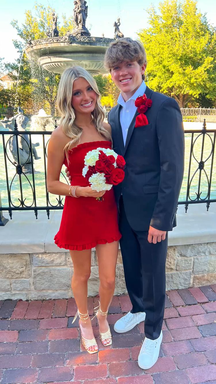 Red Strapless Short Homecoming Dress,Birthday Party Dress Y1599 Simplepromdress Red Strapless Short Homecoming Dress,Birthday Party Dress Y1599 Simplepromdress