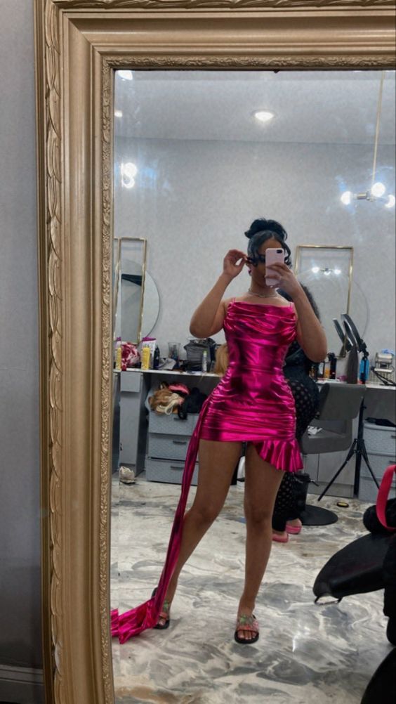 Hot Pink Short Homecoming Dress,22th Birthday Party Dress Y1541 Simplepromdress Hot Pink Short Homecoming Dress,22th Birthday Party Dress Y1541 Simplepromdress