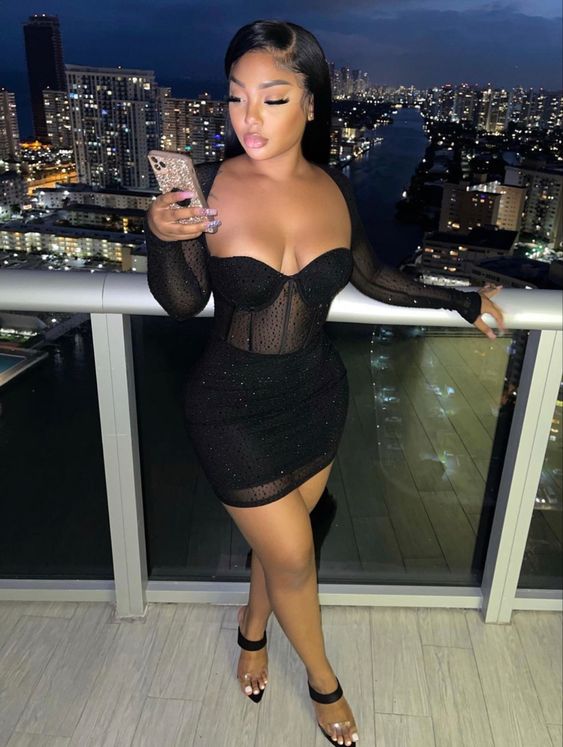 Black Long Sleeves Bodycon Dress,Sexy Cocktail Dress,Mini Homecoming D Simplepromdress Black Long Sleeves Bodycon Dress,Sexy Cocktail Dress,Mini Homecoming D Simplepromdress