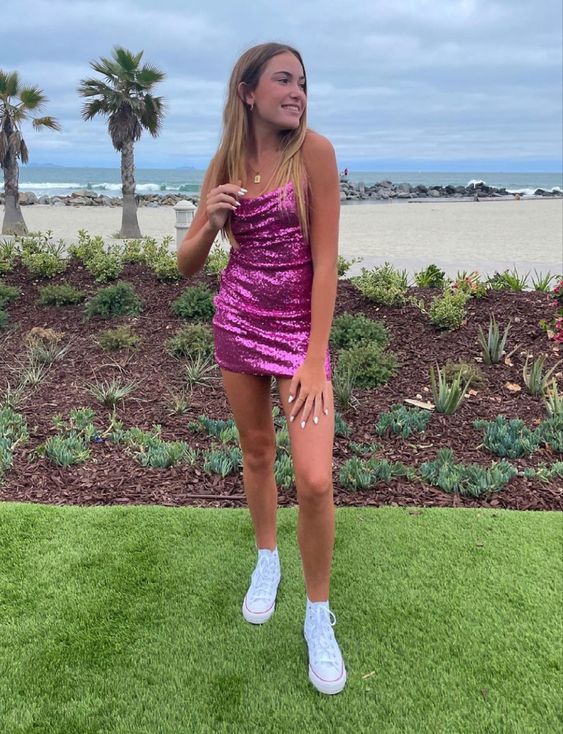 Cute Fuchsia Sequins Tight Dress,Sexy Mini Homecoming Dress Y1065 Simplepromdress Cute Fuchsia Sequins Tight Dress,Sexy Mini Homecoming Dress Y1065 Simplepromdress
