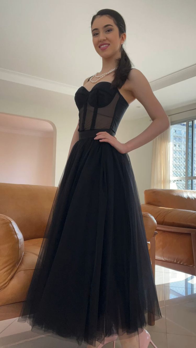Classy A-line Straps Black Tulle Prom Dress,Black Formal Gown Y1070 Simplepromdress Classy A-line Straps Black Tulle Prom Dress,Black Formal Gown Y1070 Simplepromdress