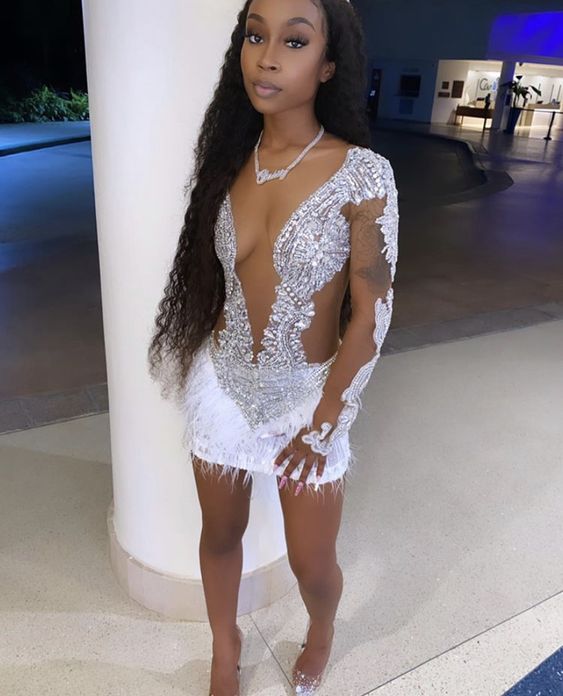 21th Birthday Outfit Dress Sexy Tight Beaded Dress Mini Homecoming Dre Simplepromdress 21th Birthday Outfit Dress Sexy Tight Beaded Dress Mini Homecoming Dre Simplepromdress