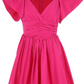 A-line Hot Pink Homecoming Dress,Fashion Outfit Dress,Y2530