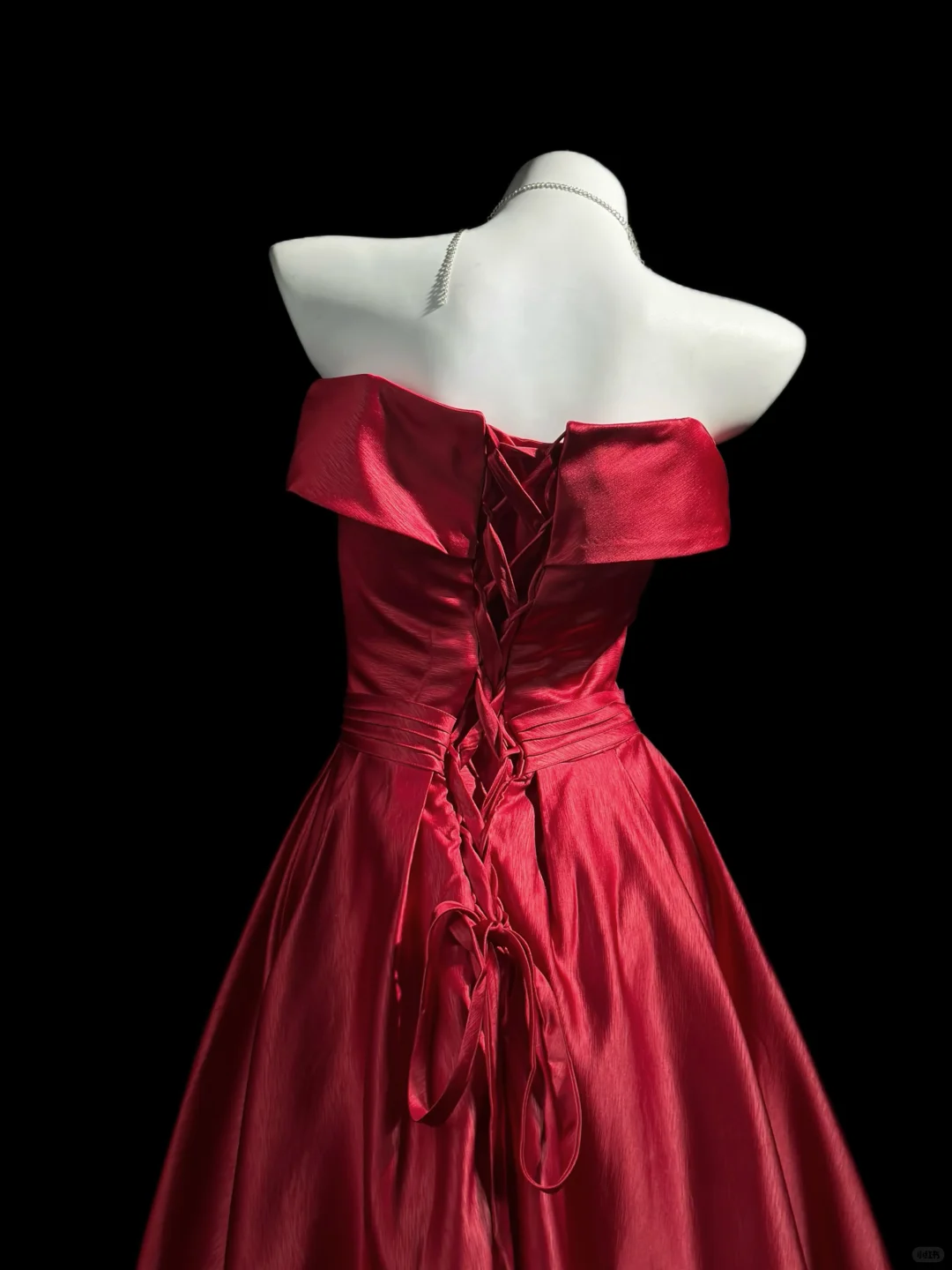 Elegant Red Strapless Satin Long Party Dress Prom Dress SP2761