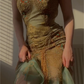 Unique Off The Shoulder Chiffon Tulle Prom Dress Long Mermaid Evening Dress Y8301