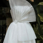 White Homecoming Dress,Strapless Short Party Dress,Cocktail Dress Y1998