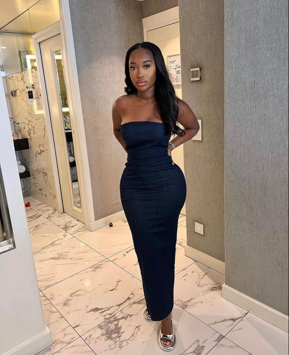 Simple Strapless Bodycon Dress,Sexy Pure Color Prom Dress Y5910 – Simplepromdress
