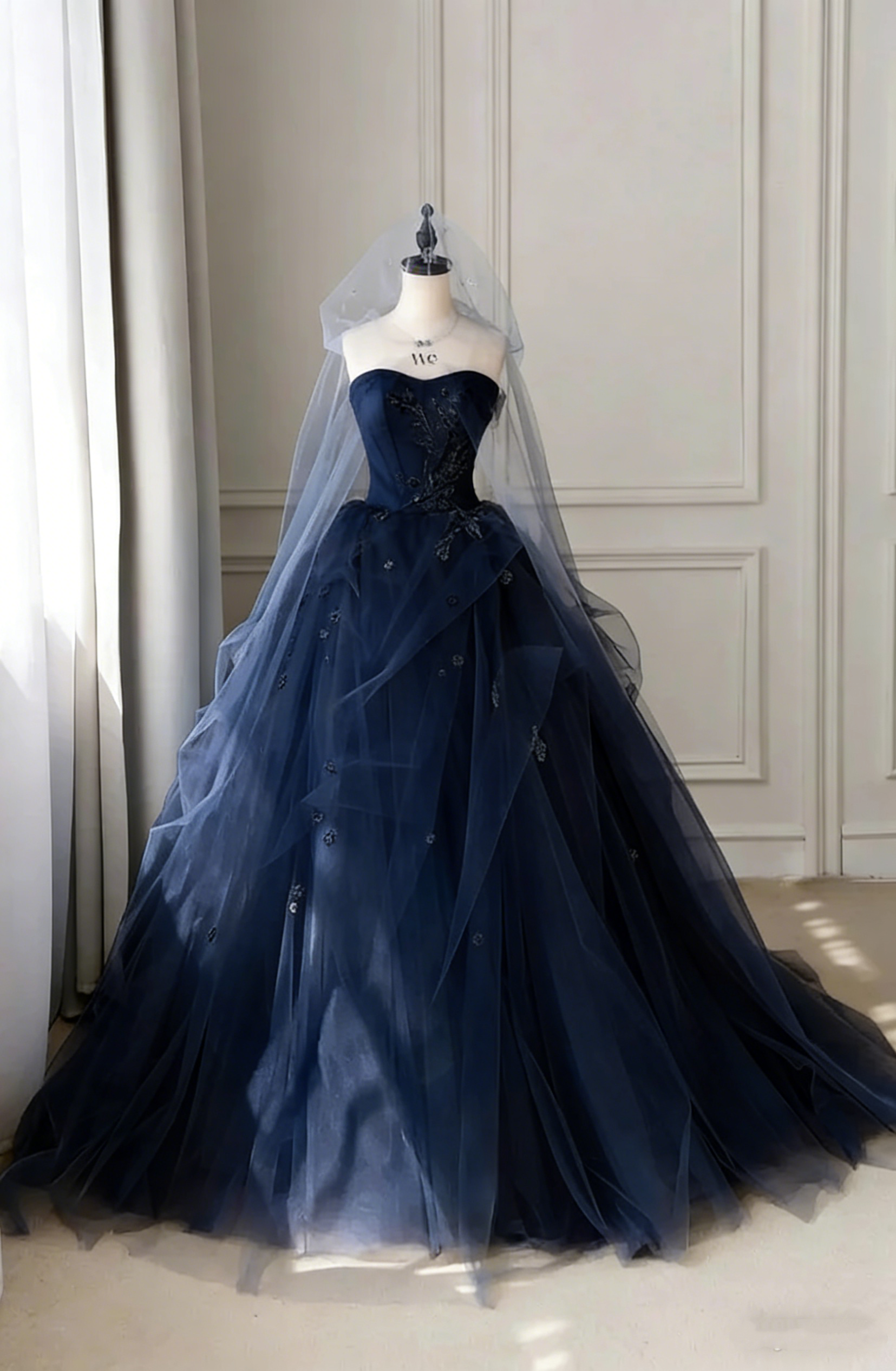 Fantasy Blue Tulle Ball Gown,Blue Sweet 16 Dress,Fairy Dress Y2398 Simplepromdress Fantasy Blue Tulle Ball Gown,Blue Sweet 16 Dress,Fairy Dress Y2398 Simplepromdress
