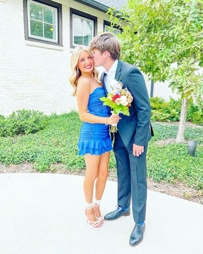 Lovely Strapless Royal Blue Homecoming Dress,Cocktail Dress Y4330 Simplepromdress Lovely Strapless Royal Blue Homecoming Dress,Cocktail Dress Y4330 Simplepromdress