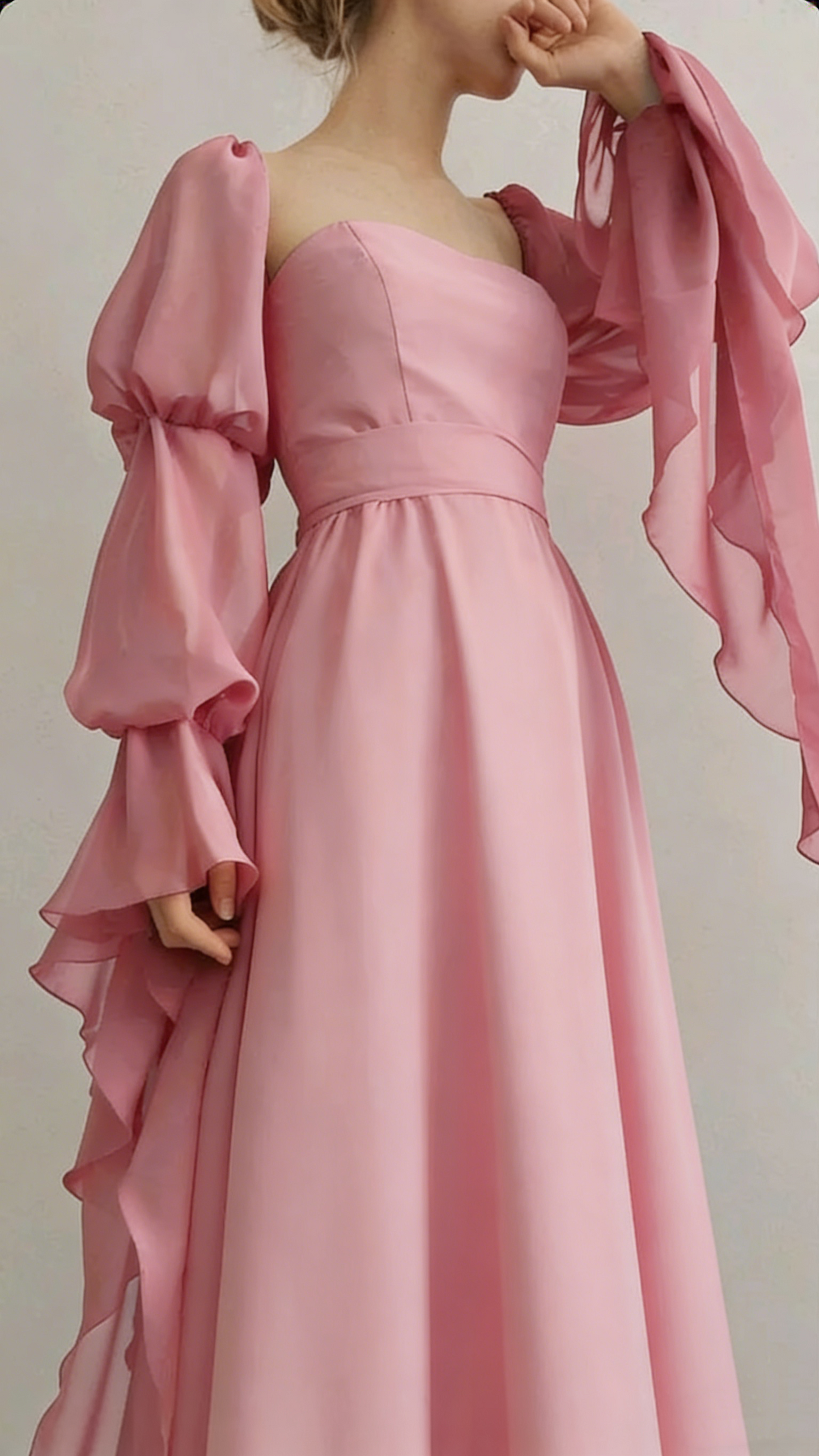 Beautiful Burgundy Vintage Romantic A-line Prom Dress Evening Dress Y2938