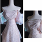 Pink A-Line Off-Shoulder Tulle Sequins Beaded Long Prom Dress,Formal Evening Dress Y8050