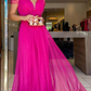 Fashion A-line Long Prom Dress,Bridesmaid Dress  Y5768