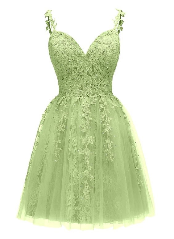 Backless Short Cocktail Dress with Appliques Spaghetti Straps Homecomi Simplepromdress Backless Short Cocktail Dress with Appliques Spaghetti Straps Homecomi Simplepromdress