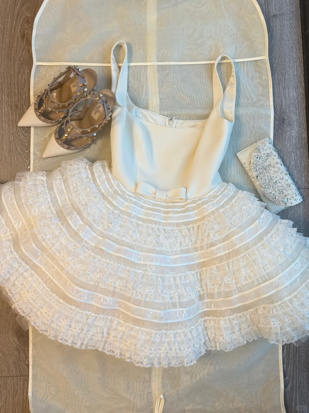 Elegant Square Neck Lace A Line Short Graduation Homecoming Dress Off  White 16th Birthday Outfits SP2335