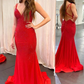 Mermaid Yellow Long Prom Dresses, Backless Yellow Prom Dresses Formal Evening Dresses Y1562