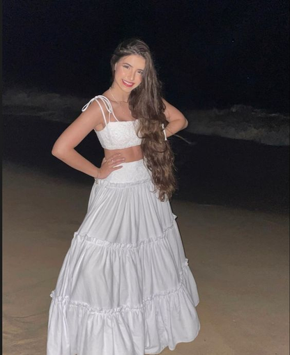 Sexy Two Piece White Prom Dress,White Beach Dress Y6998 Simplepromdress Sexy Two Piece White Prom Dress,White Beach Dress Y6998 Simplepromdress