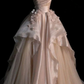 Generous Pink Strapless A-line Tulle Evening Dress,Glam Dress  Y6761