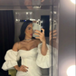 White Short Graduation Dress Homecoming Dress, Short Teen Formal Dresses Y2089