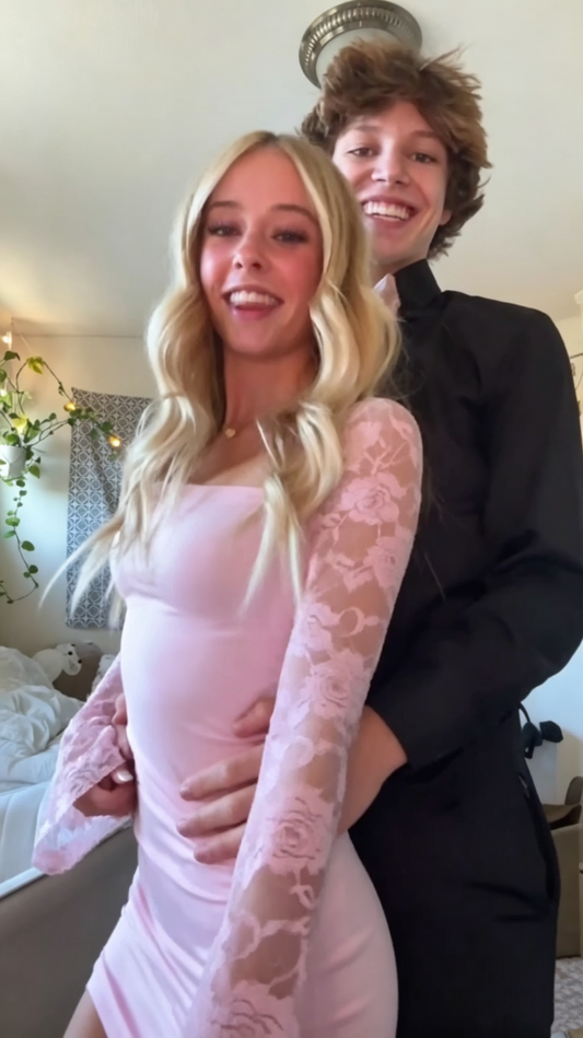 Sexy Pink Sheath Satin Lace Short 6th Grade Homecoming Dress,Short Prom Dress SP2879