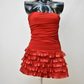 Black Strapless Homecoming Dress,Black Party Dress,Cocktail Dress Y2360