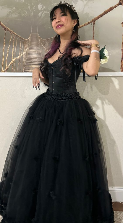 Charming A-line Black Prom Dress,Goth Prom Gown Y7355 Simplepromdress Charming A-line Black Prom Dress,Goth Prom Gown Y7355 Simplepromdress