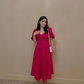 Simple A-Line Short Sleeves Evening Dress,Retro Style Party Gown Y5505
