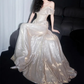 Shiny Off The Shoulder Mermaid Prom Dress Long Evening Dress Y8185