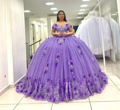 Light Purple Off The Shoulder Quinceanera Dresses,Luxurious Ball Gown, Simplepromdress Light Purple Off The Shoulder Quinceanera Dresses,Luxurious Ball Gown, Simplepromdress