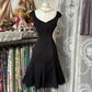 Vintage Black Short Homecoming Birthday Dress Cocktail Dress Y8802