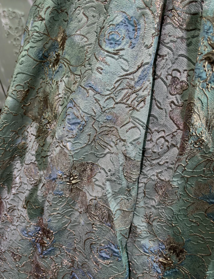 Unique Relief Satin Ball Gown Off The Shoulder Beaded Birthday Quinceanera Dress SP1460