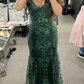Charming Red Mermaid Lace Appliques Prom Dress,Evening Dress,Winter Dance Dress Y4345