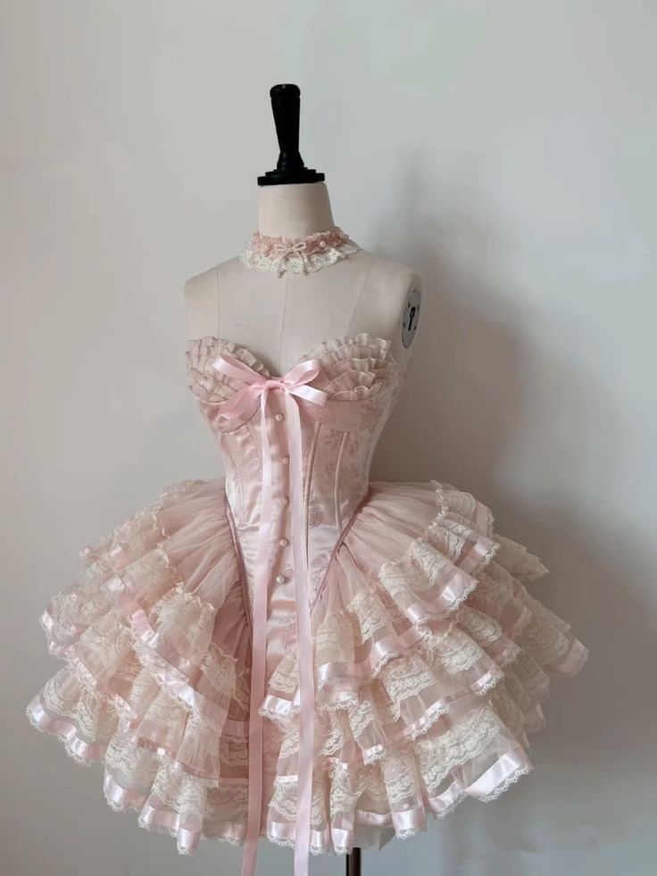 Cute Sweetheart Neck Tulle Lace Layered Short Cocktail Dress Pink Homecoming Dress Y9080
