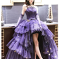 Elegant Purple Stars A-Line Prom Dress Y2738