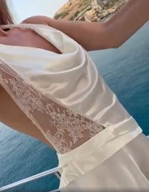 Pretty White Satin Lace Halter Short Birthday Outfits Backless Mini Homecoming Dress SP3853