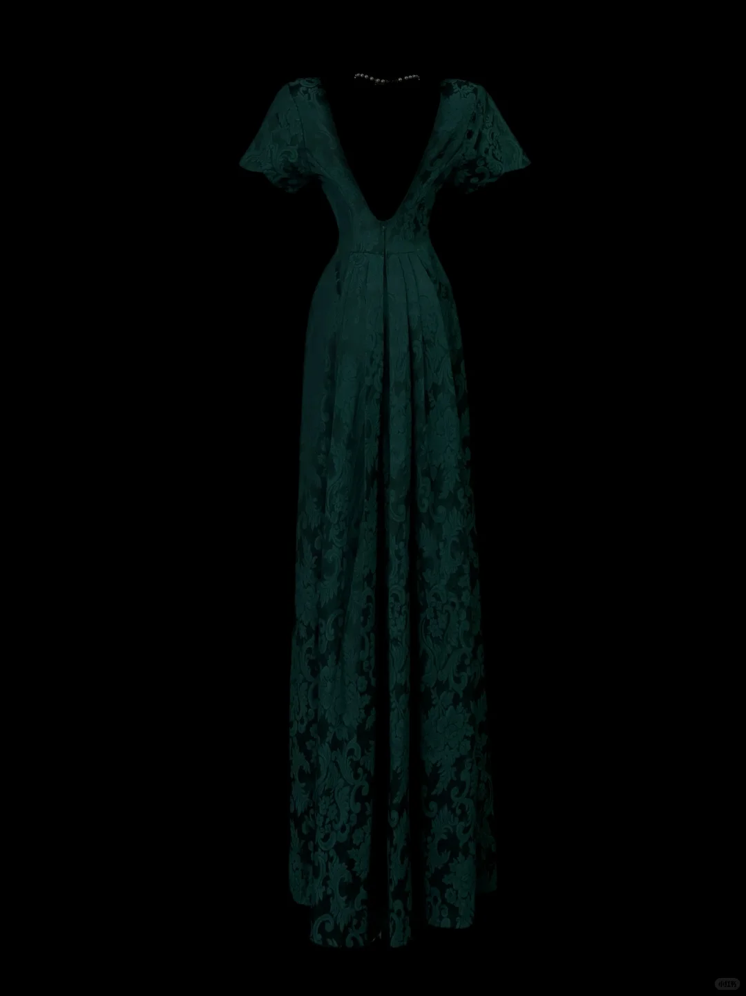 Vintage Green Lace Sheath Long Party Dress Birthday Evening Dress SP4048