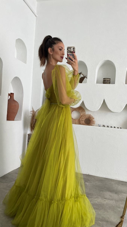 Green fairy prom dress for adult, long tulle corset ball gown Y6148 Simplepromdress Green fairy prom dress for adult, long tulle corset ball gown Y6148 Simplepromdress