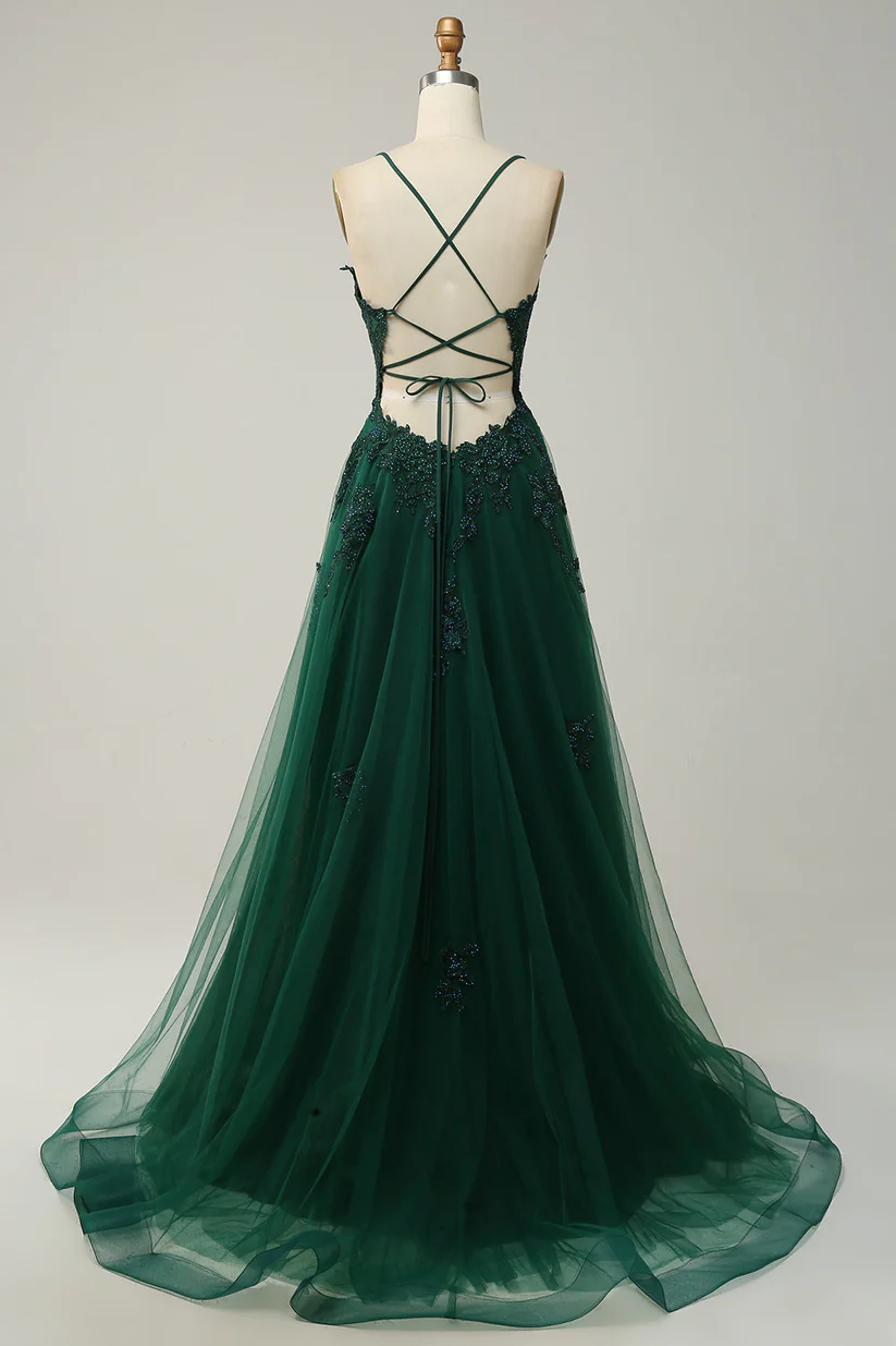 A Line Emerald Green Long Prom Dress For Teens Y4541 Simplepromdress A Line Emerald Green Long Prom Dress For Teens Y4541 Simplepromdress