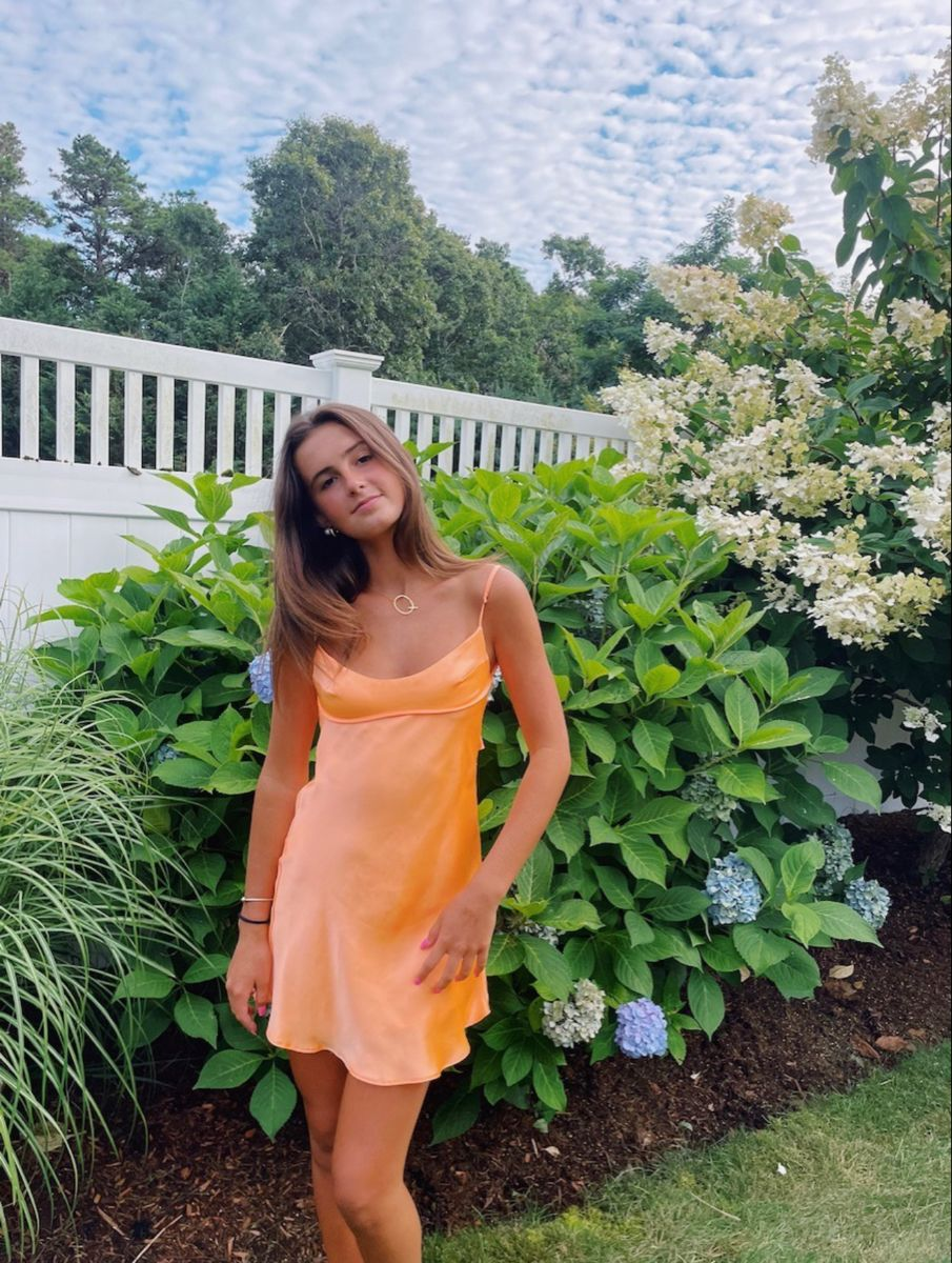 Cute Orange Homecoming Dress Back To School Dress Y2833 Simplepromdress Cute Orange Homecoming Dress Back To School Dress Y2833 Simplepromdress