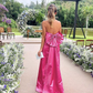 Charming Backless Satin Long Prom Dress Y2766