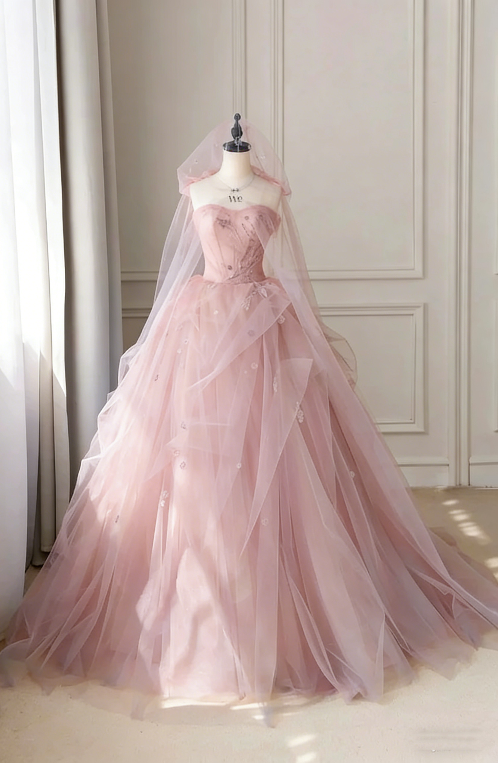 fairy ball dress Fantasy Blue Tulle Ball Gown,Blue Sweet 16 Dress,Fairy Dress Y2398 –  Simplepromdress