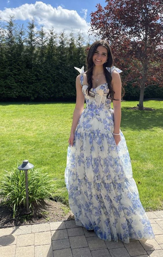 Special Floral Pattern Chiffon A-Line Prom Evening Dresses Y6721 Simplepromdress Special Floral Pattern Chiffon A-Line Prom Evening Dresses Y6721 Simplepromdress