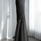 Elegant Spaghetti Straps Black V Neck Chiffon Beaded Mermaid Long Party Dress Formal Evening Dress SP1809