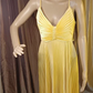 Charming Yellow A-line Pleated Prom Dress,Yellow Graduation Dress  Y7374